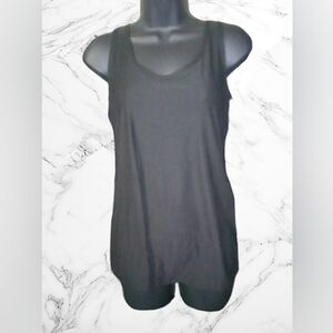 "No Boundaries" Women's Black Super Soft Lightweight Casual Summer Tank Top